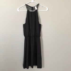 H&M little black dress with lace back